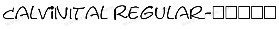 CalvinItal Regular字体转换